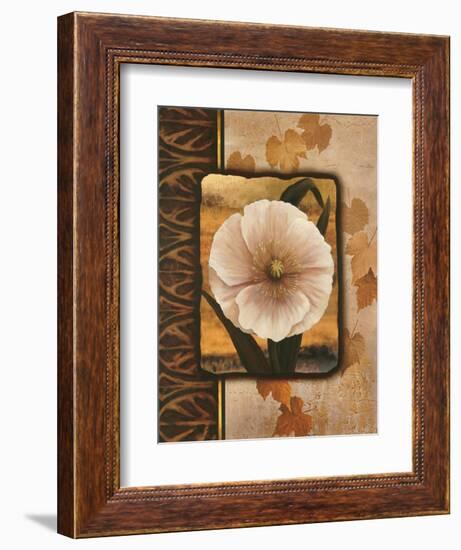 White Poppy-TC Chiu-Framed Art Print