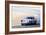 White Porsche 911 in Monterey Watercolor-NaxArt-Framed Art Print