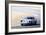 White Porsche 911 in Monterey Watercolor-NaxArt-Framed Art Print