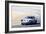 White Porsche 911 in Monterey Watercolor-NaxArt-Framed Art Print