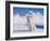 White Puppy in Snow-null-Framed Photographic Print