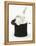 White Rabbit in a Black Top Hat-Mark Taylor-Framed Premier Image Canvas