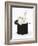 White Rabbit in a Black Top Hat-Mark Taylor-Framed Photographic Print