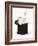 White Rabbit in a Black Top Hat-Mark Taylor-Framed Photographic Print