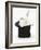 White Rabbit in a Black Top Hat-Mark Taylor-Framed Photographic Print