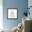 White Rain Lily 1-Albert Koetsier-Framed Premium Giclee Print displayed on a wall