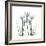 White Rain Lily 1-Albert Koetsier-Framed Premium Giclee Print