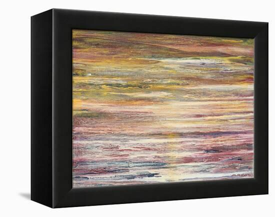 White Rapids at Sunset-Roberto Gonzalez-Framed Stretched Canvas