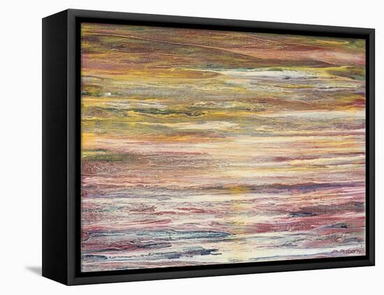 White Rapids at Sunset-Roberto Gonzalez-Framed Stretched Canvas