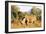 White rhino (Ceratotherium simum), Kruger National Park, South Africa, Africa-Christian Kober-Framed Photographic Print