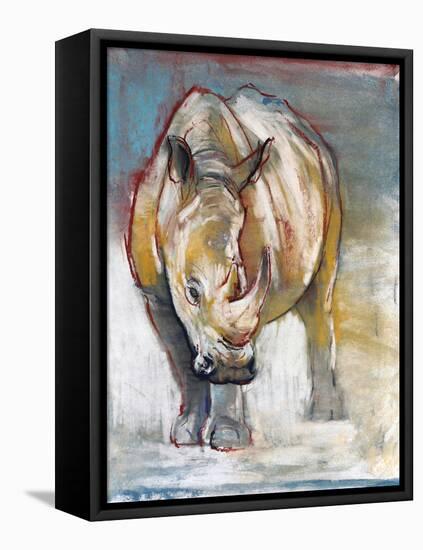 White Rhino, Ol Pejeta, 2018,-Mark Adlington-Framed Premier Image Canvas