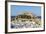 White Rooftops of Lindos with the Acropolis of Lindos, Rhodes, Dodecanese, Greek Islands, Greece-Chris Hepburn-Framed Photographic Print