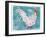 White Rooster with Red Socks-Maria Pietri Lalor-Framed Giclee Print