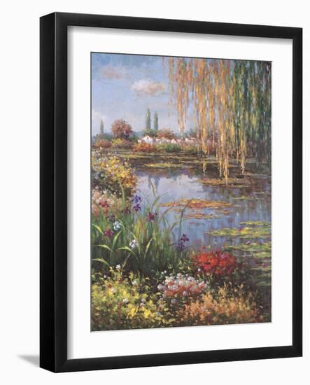 White Rose Garden-Horwich-Framed Art Print