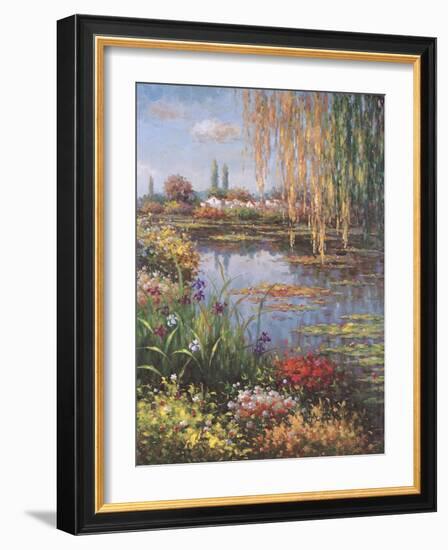 White Rose Garden-Horwich-Framed Art Print