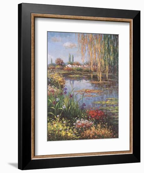 White Rose Garden-Horwich-Framed Art Print