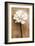 White Rose in Sepia-Christine Zalewski-Framed Art Print