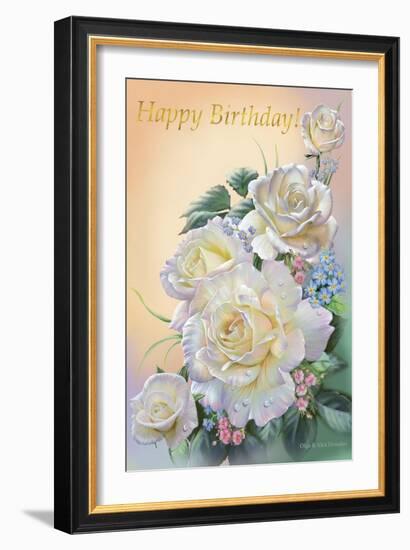 White Rose-Olga And Alexey Drozdov-Framed Giclee Print