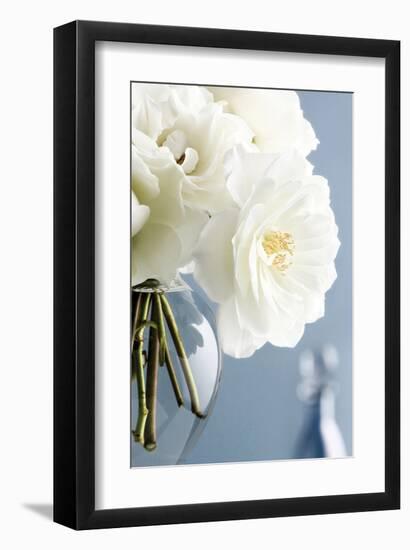 White Roses Bouquet-Christine Zalewski-Framed Art Print