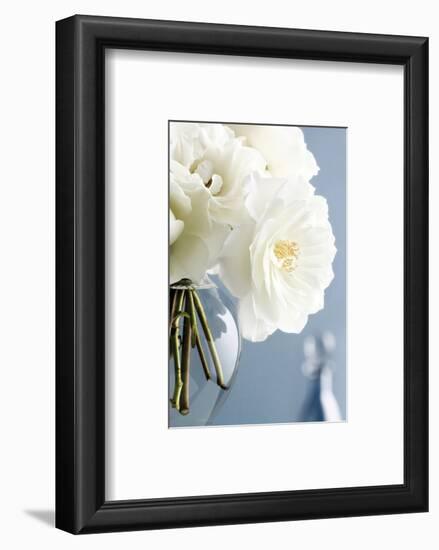 White Roses Bouquet-Christine Zalewski-Framed Art Print