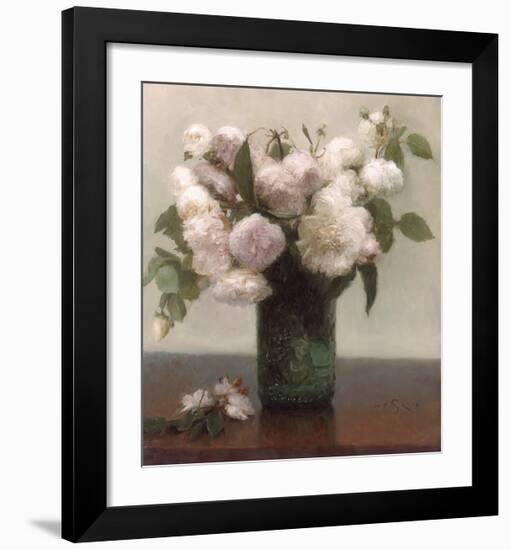 White Roses-Paul Seaton-Framed Premium Giclee Print