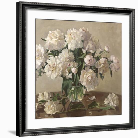 White Roses-Valeriy Chuikov-Framed Giclee Print