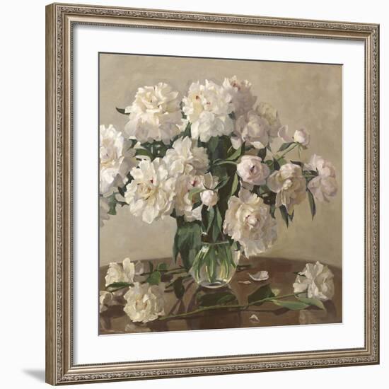 White Roses-Valeriy Chuikov-Framed Giclee Print