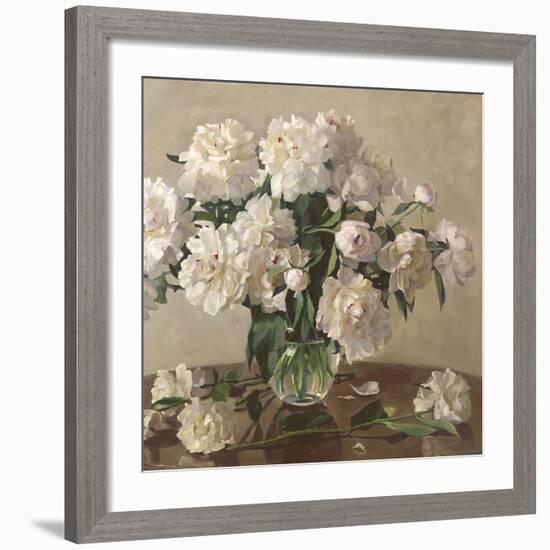 White Roses-Valeriy Chuikov-Framed Giclee Print