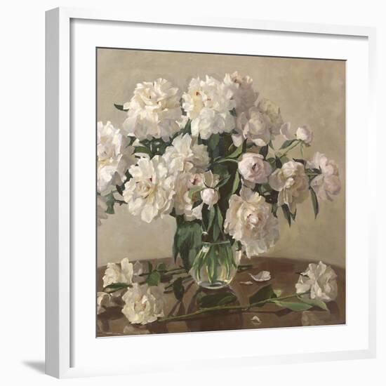 White Roses-Valeriy Chuikov-Framed Giclee Print