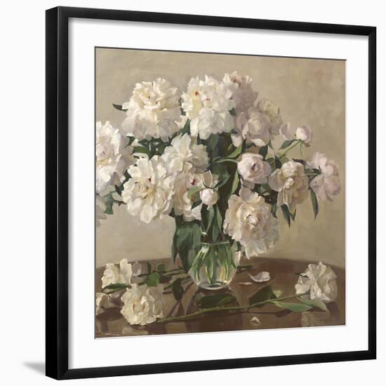 White Roses-Valeriy Chuikov-Framed Giclee Print