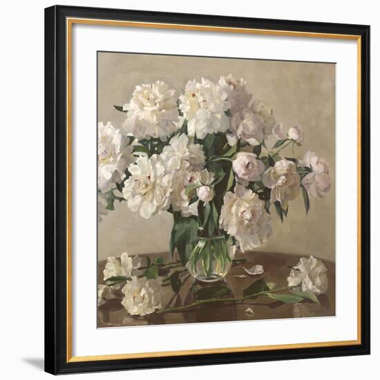 White Roses-Valeriy Chuikov-Framed Giclee Print