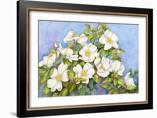 White Roses-Joanne Porter-Framed Giclee Print