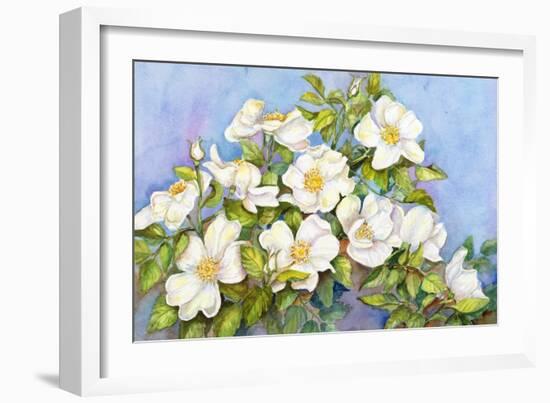 White Roses-Joanne Porter-Framed Giclee Print