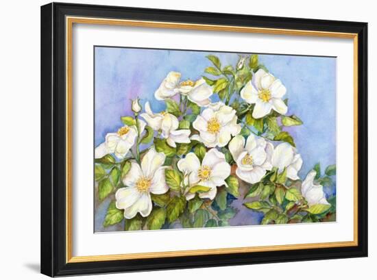 White Roses-Joanne Porter-Framed Giclee Print