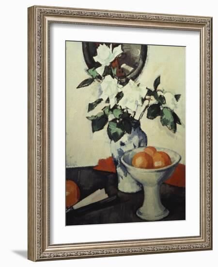 White Roses-Samuel John Peploe-Framed Giclee Print