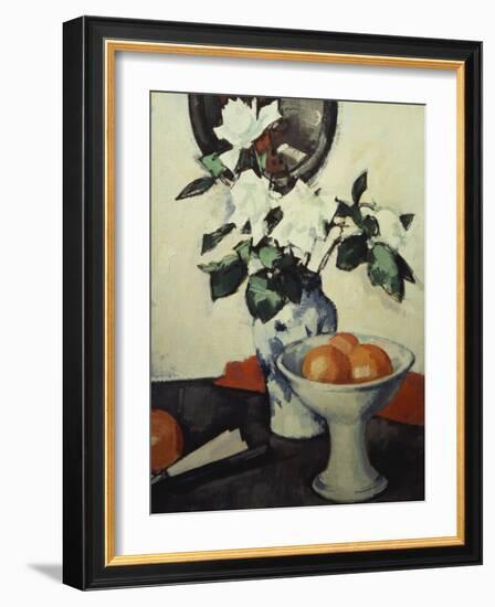 White Roses-Samuel John Peploe-Framed Giclee Print