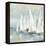 White Sailboats-Allison Pearce-Framed Stretched Canvas