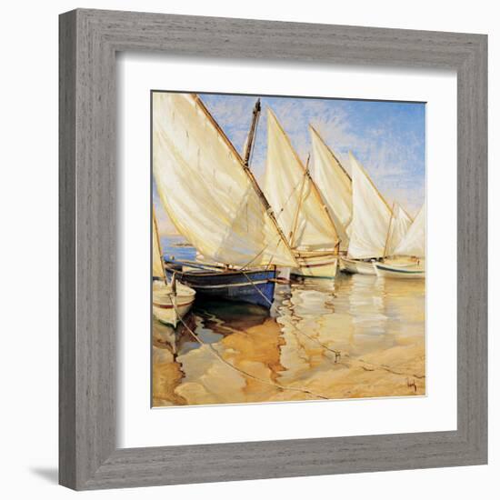 White Sails I-Jaume Laporta-Framed Giclee Print