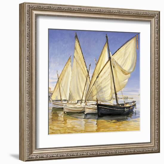 White Sails II-Jaume Laporta-Framed Giclee Print