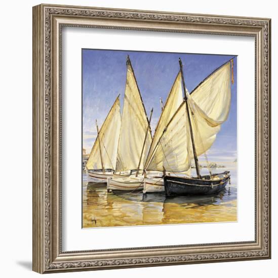 White Sails II-Jaume Laporta-Framed Giclee Print