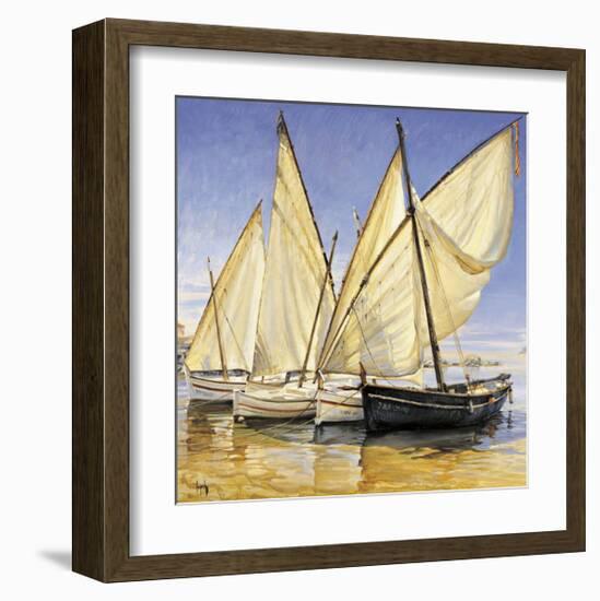 White Sails II-Jaume Laporta-Framed Giclee Print