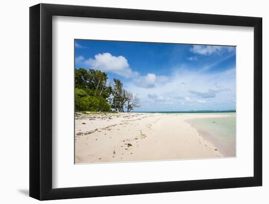 White sand and turquoise water at Laura (Lowrah) beach, Majuro atoll, Majuro, Marshall Islands, Sou-Michael Runkel-Framed Photographic Print