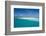 White sand beach and palm fringed beach in Aitutaki lagoon, Rarotonga and the Cook Islands, South P-Michael Runkel-Framed Photographic Print