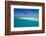 White sand beach and palm fringed beach in Aitutaki lagoon, Rarotonga and the Cook Islands, South P-Michael Runkel-Framed Photographic Print