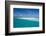 White sand beach and palm fringed beach in Aitutaki lagoon, Rarotonga and the Cook Islands, South P-Michael Runkel-Framed Photographic Print