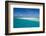 White sand beach and palm fringed beach in Aitutaki lagoon, Rarotonga and the Cook Islands, South P-Michael Runkel-Framed Photographic Print