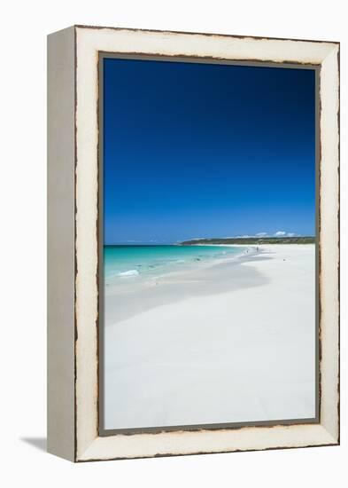 White Sand Beach and Turquoise Waters-Michael-Framed Premier Image Canvas