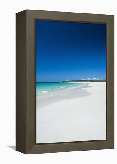 White Sand Beach and Turquoise Waters-Michael-Framed Premier Image Canvas