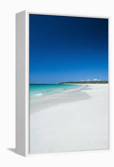 White Sand Beach and Turquoise Waters-Michael-Framed Premier Image Canvas