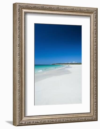 White Sand Beach and Turquoise Waters-Michael-Framed Photographic Print